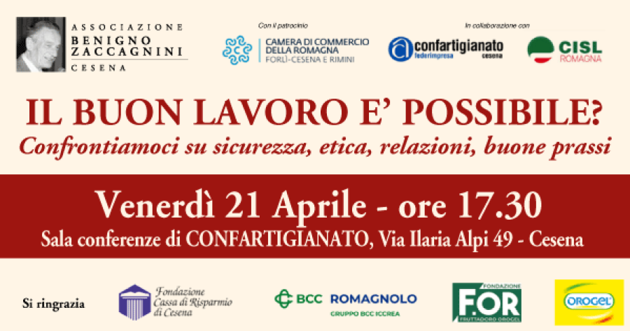 IL BUON LAVORO E’ POSSIBILE?