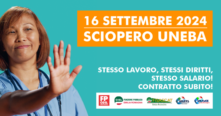Sciopero nazionale del settore socio-sanitario: la proposta Uneba respinta dai sindacati
