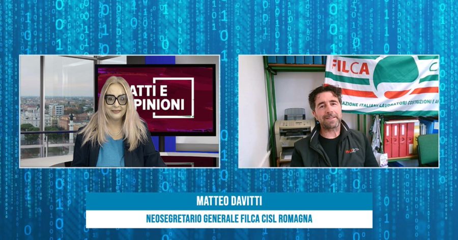 Matteo Davitti alla guida della Filca Cisl Romagna: dignità e sicurezza le sfide del dopo PNRR