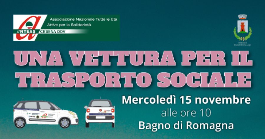 Una vettura per il trasporto sociale