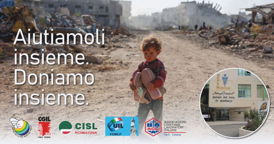 “Aiutiamoli insieme. Doniamo insieme”