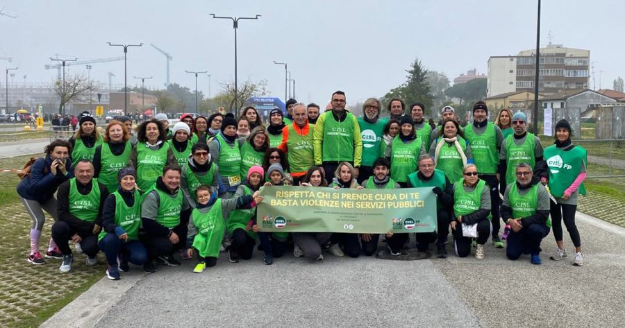 CISL FP Romagna alla maratona di Ravenna 2025 del 9 novembre