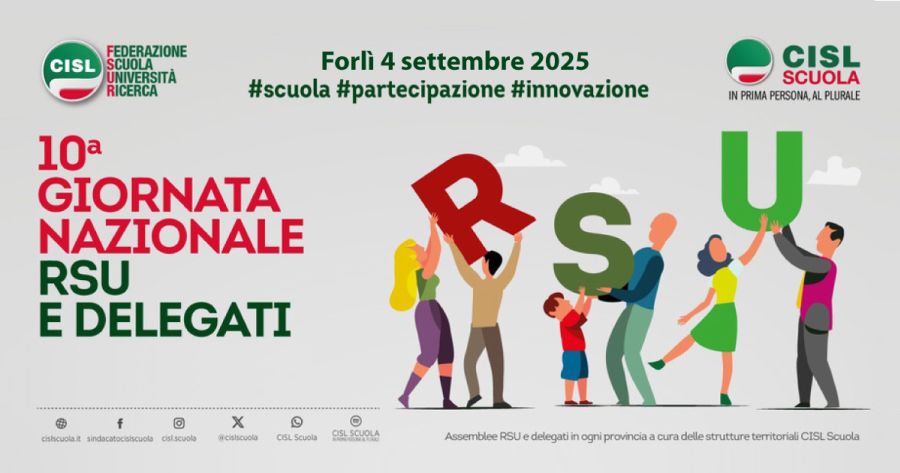 CISL Scuola, confronto e formazione: oggi la Giornata RSU e Delegati a Forlì