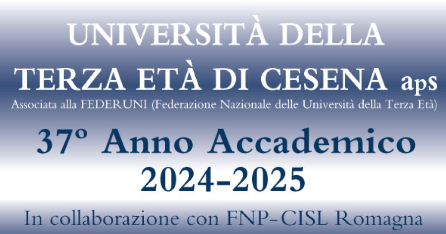 Parte il 37º anno accademico dell’Università Terza età di Cesena